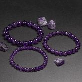 Bracelet en Améthyste Véritable | Lithothérapie Stéphanie